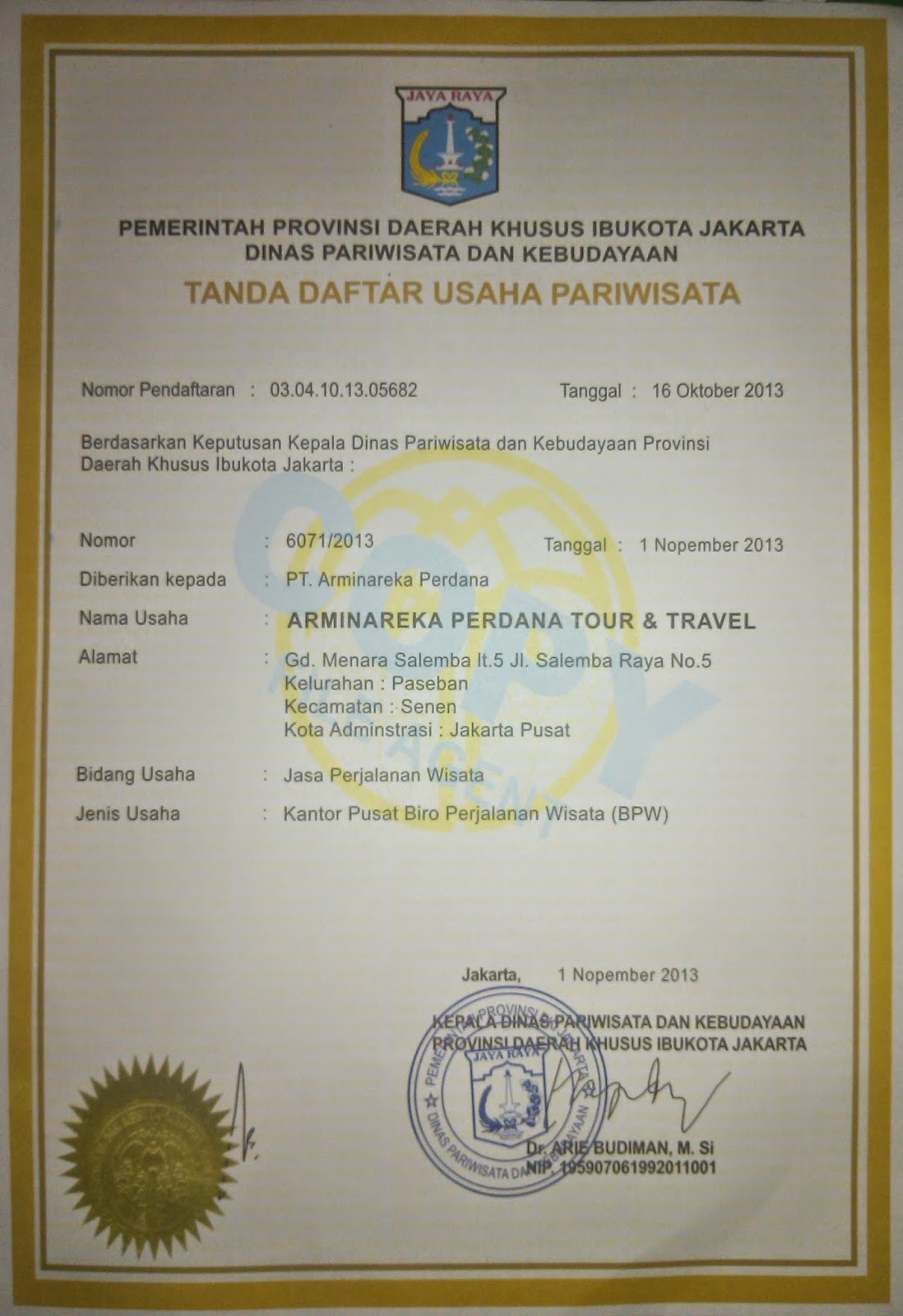 Foto Dokumen Legalitas Surat Izin Dan Penunjukan Kemitraan