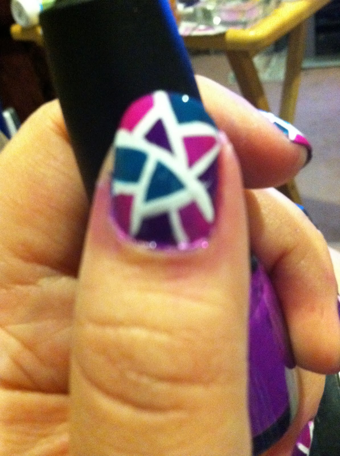 Mosaic Nail Art
