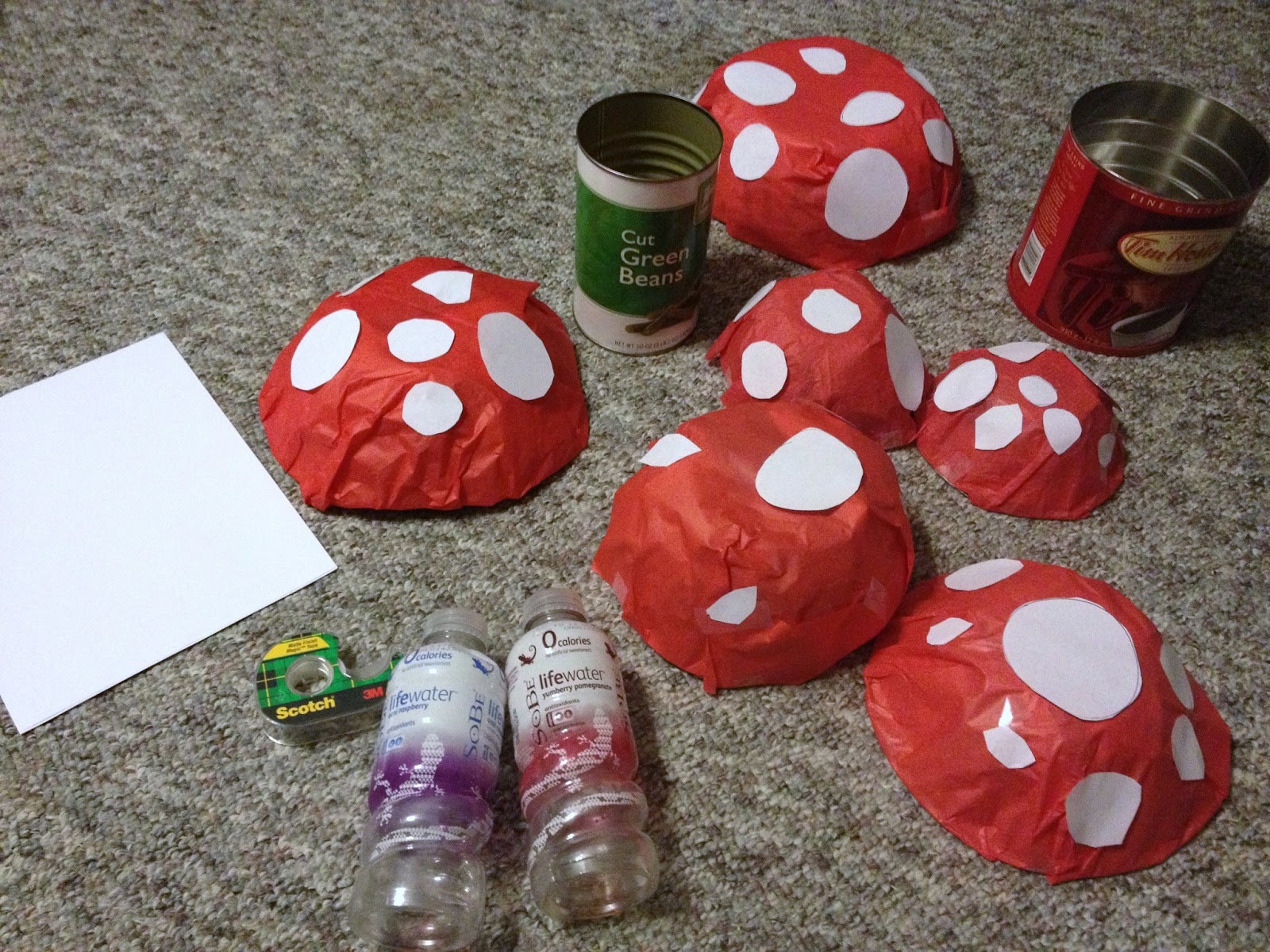 McGalver How to Make Mushroom Decorations for a Fairy (or Super Mario
