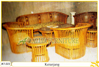 Kursi Tamu & Meja Set Ukiran Kayu Jati Keranjang Kursi Tamu & Meja Set Ukiran Kayu Jati Keranjang