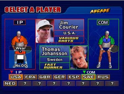 Game PC Virtua Tennis 1 game play