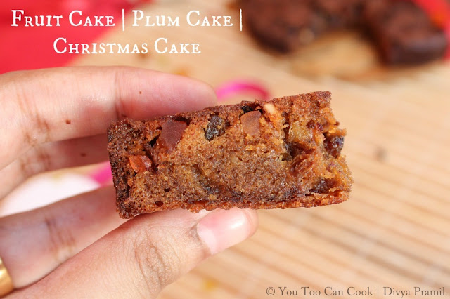 Fruit Cake | Plum Cake Using Pressure Cooker | Christmas Cake ( (Non-Alcoholic)