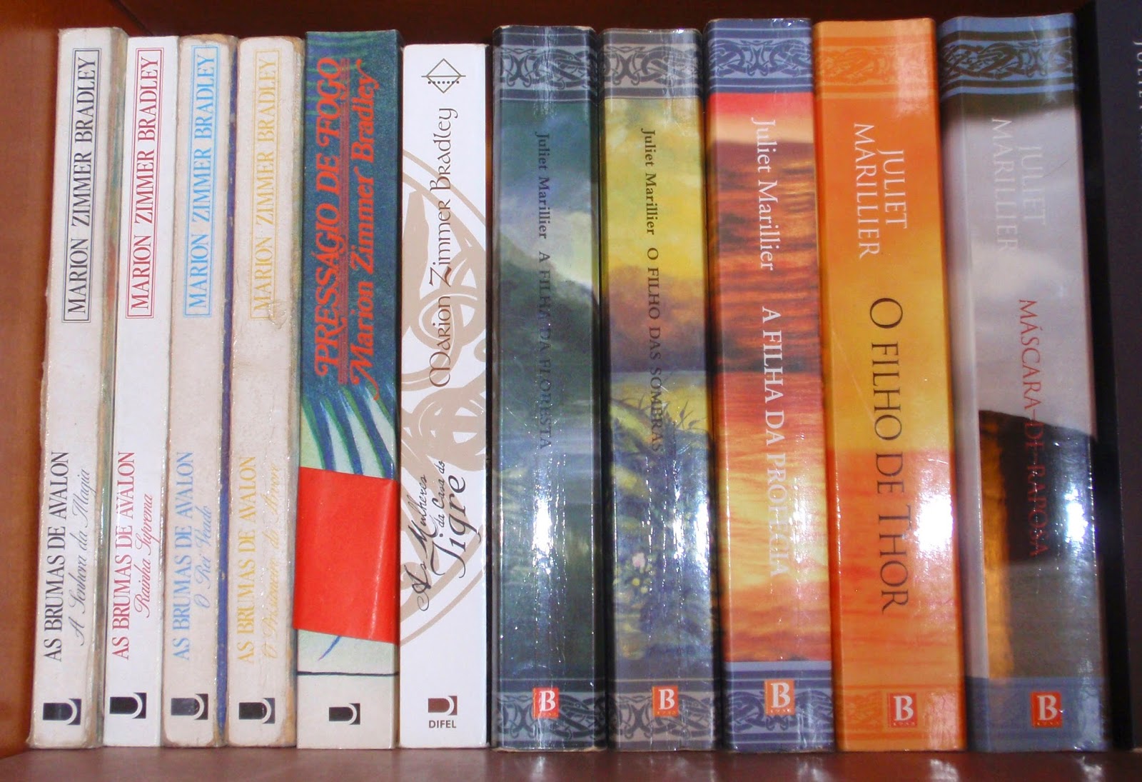 Sagas de Marion Zimmer Bradley e Juliet Marillier "As Brumas de Avalon", Marilion Zimmer Bradley e Trilogia "Sevenwaters", Juliet Marillier