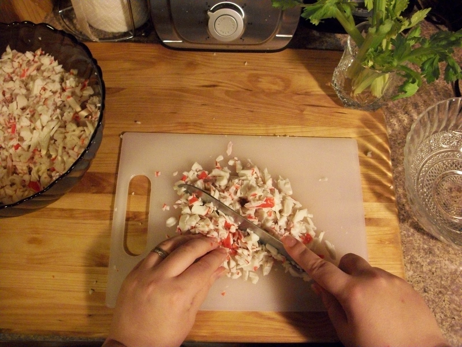 Cooking with love ! Salata De Surimi "Surimi Crab Salad"