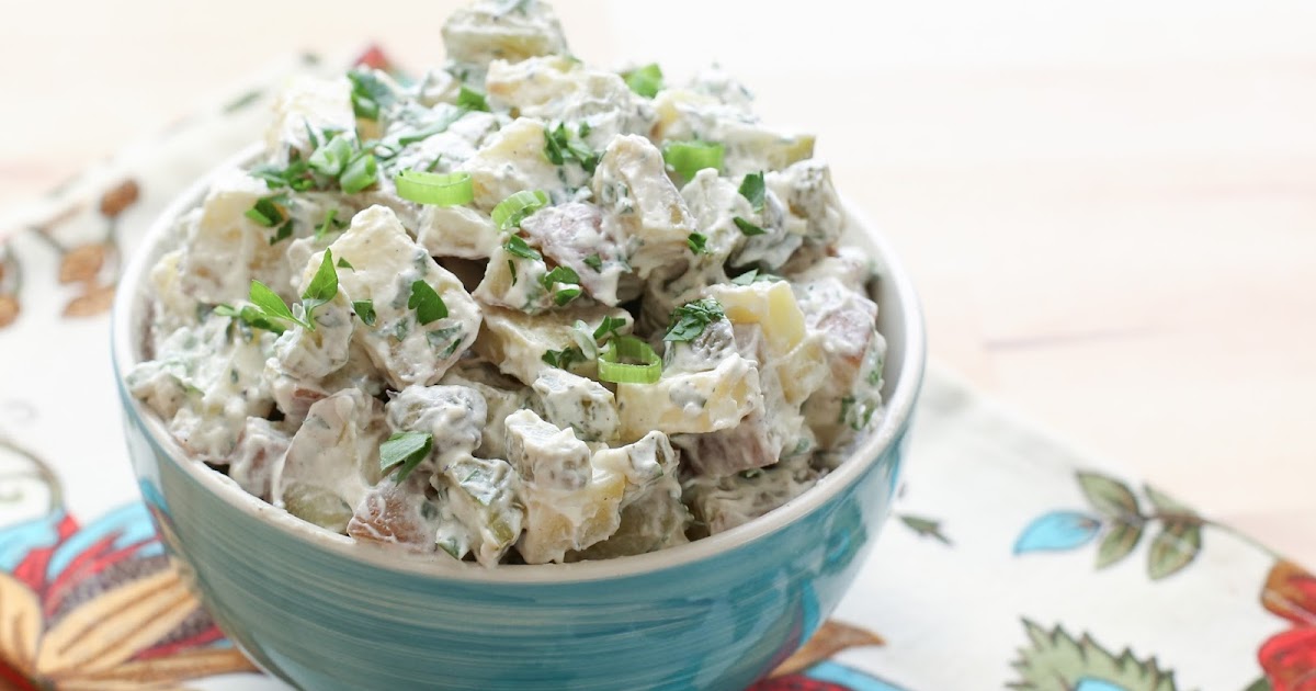Barefeet In The Kitchen Parsley and Pickles Potato Salad
