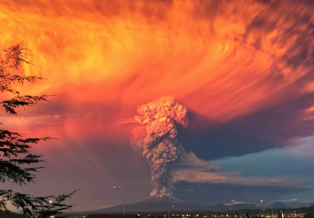 A Calbuco vulkán Chilében. Fotó: Rafael Arenas/Reuters/MTI vulkán, vulkánkitörés, Chile, Calbuco vulkán, természeti jelenség, Calbuco volcano