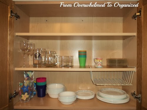 Dishes And Glasses Cupboard Organizing Tips From Overwhelmed To