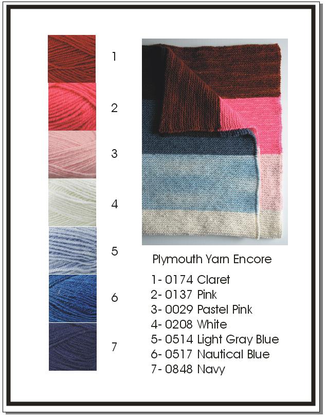 Delorme Designs KNIT RECIPE 1 PLYMOUTH YARN ENCORE