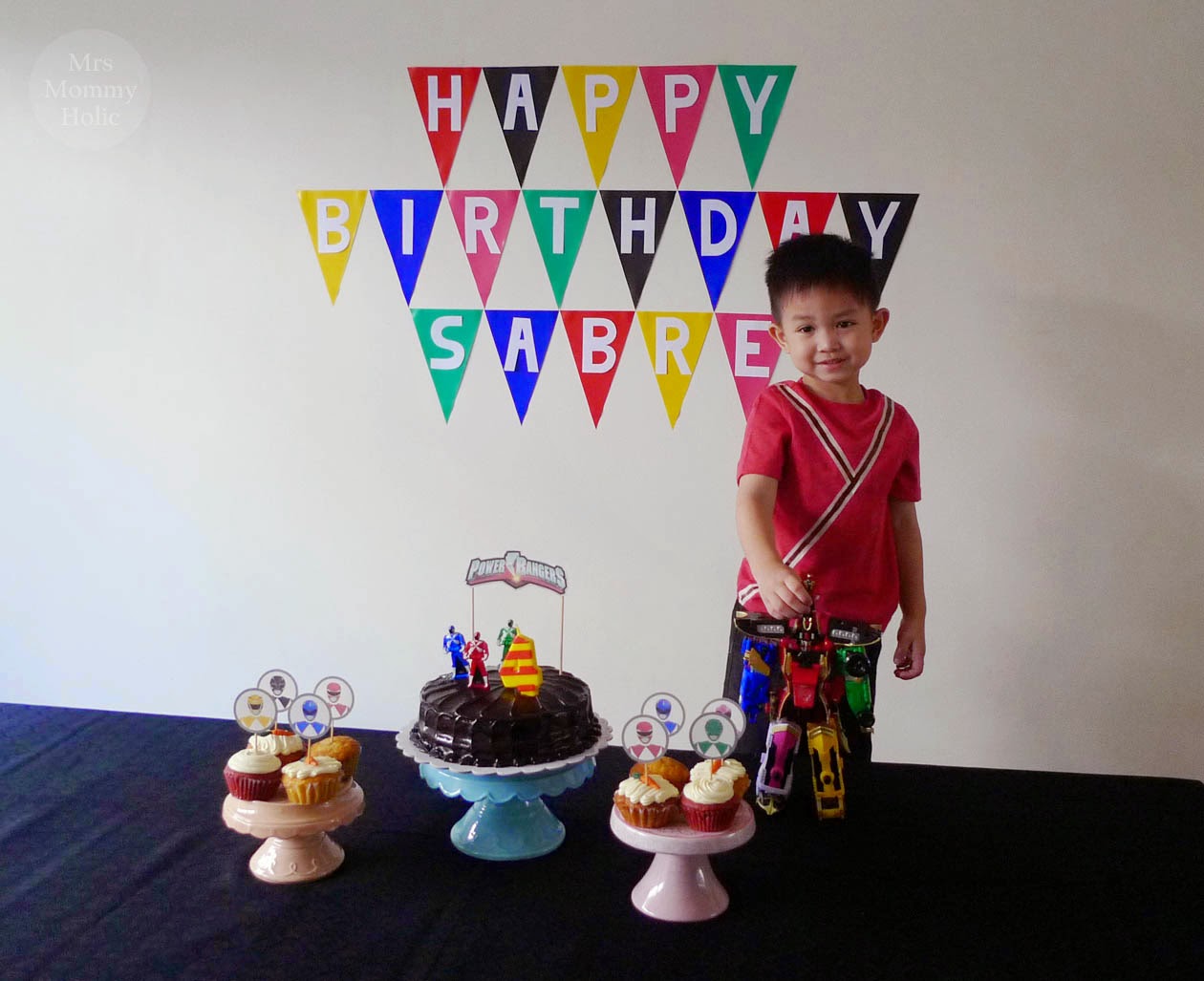 Mrsmommyholic A Power Rangers Birthday Party