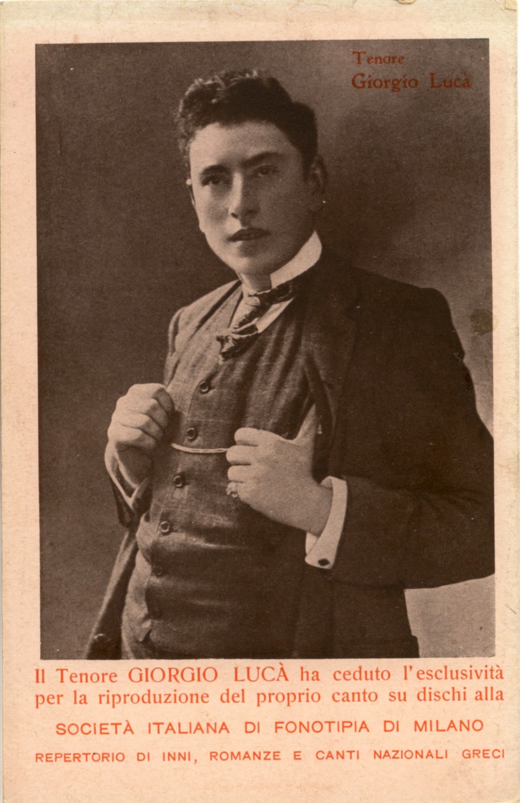 OPERA SINGERS Lucà Z