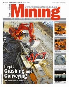 Australian Mining - February 2014 | ISSN 0004-976X | CBR 96 dpi | Mensile | Professionisti | Impianti | Lavoro | Distribuzione
Established in 1908, Australian Mining magazine keeps you informed on the latest news and innovation in the industry.