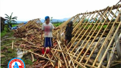 Angin Puting Beliung  Terjang Wilayah Bolo