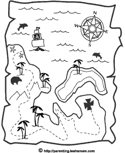 Life With Lesley Free Pirate Treasure Map Printable