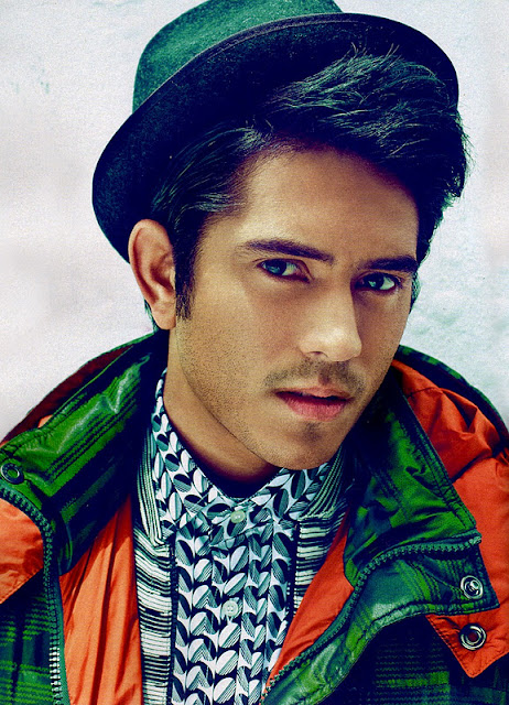 Gerald Anderson as one dolled-up Budoy for Preview Men (November 2011