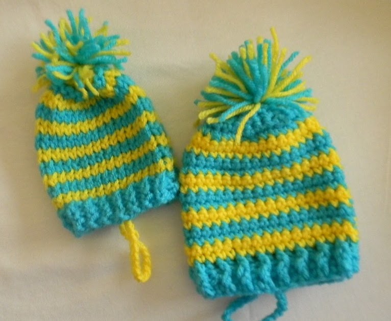 Bizzy Crochet MiniHat Decoration/Gift Bag Pattern Hat 1