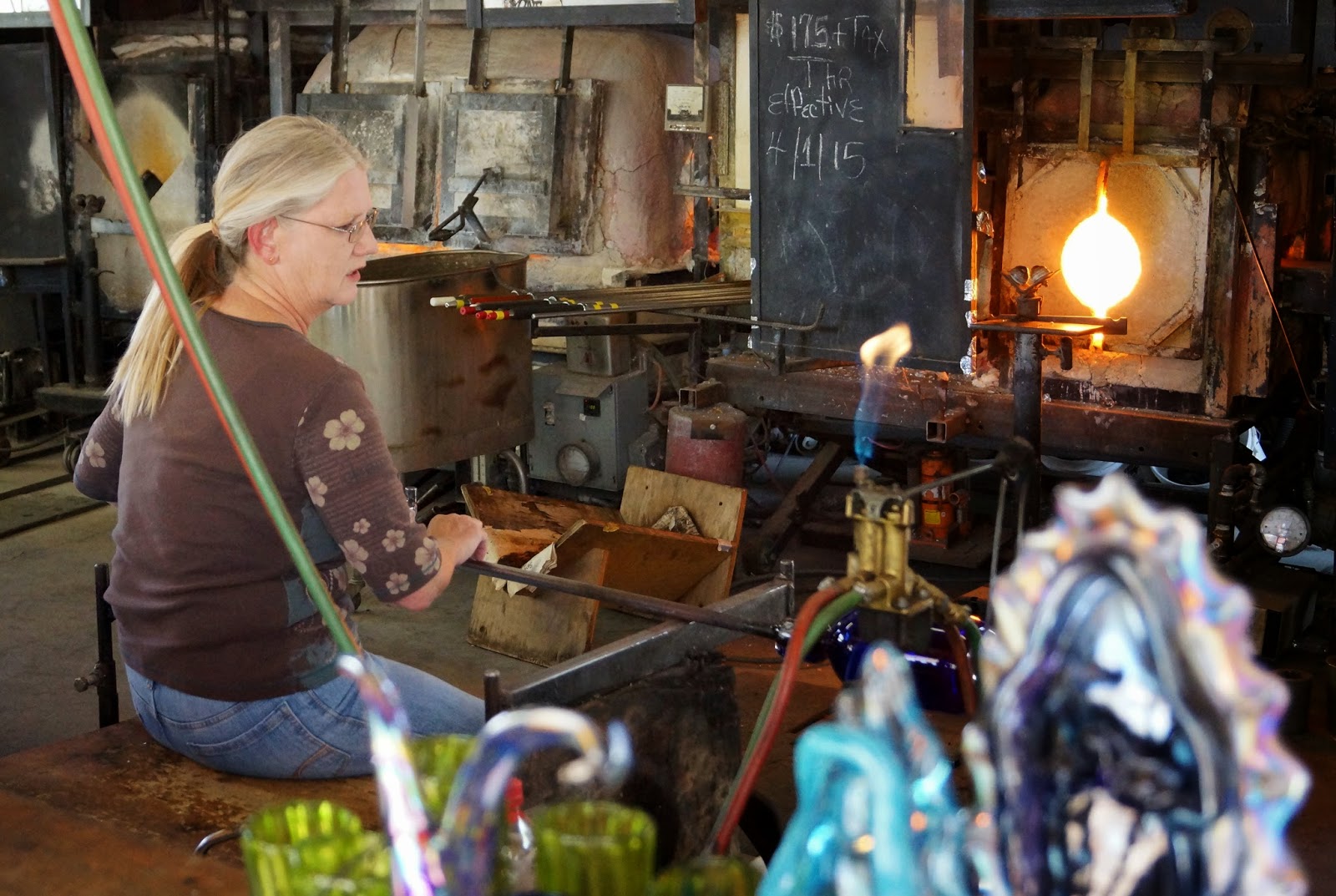 Dancing 'Cross the Country Blowing Glass in Santa Fe