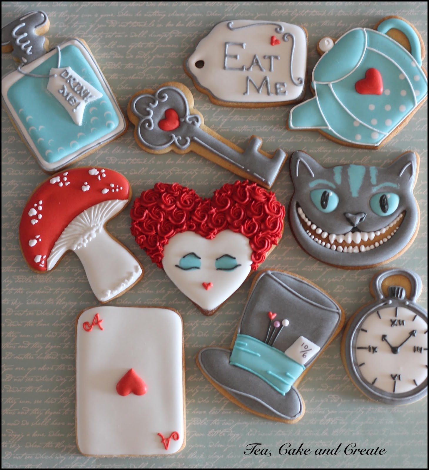 Tea, Cake & Create Queen of Hearts Cookie Tutorial