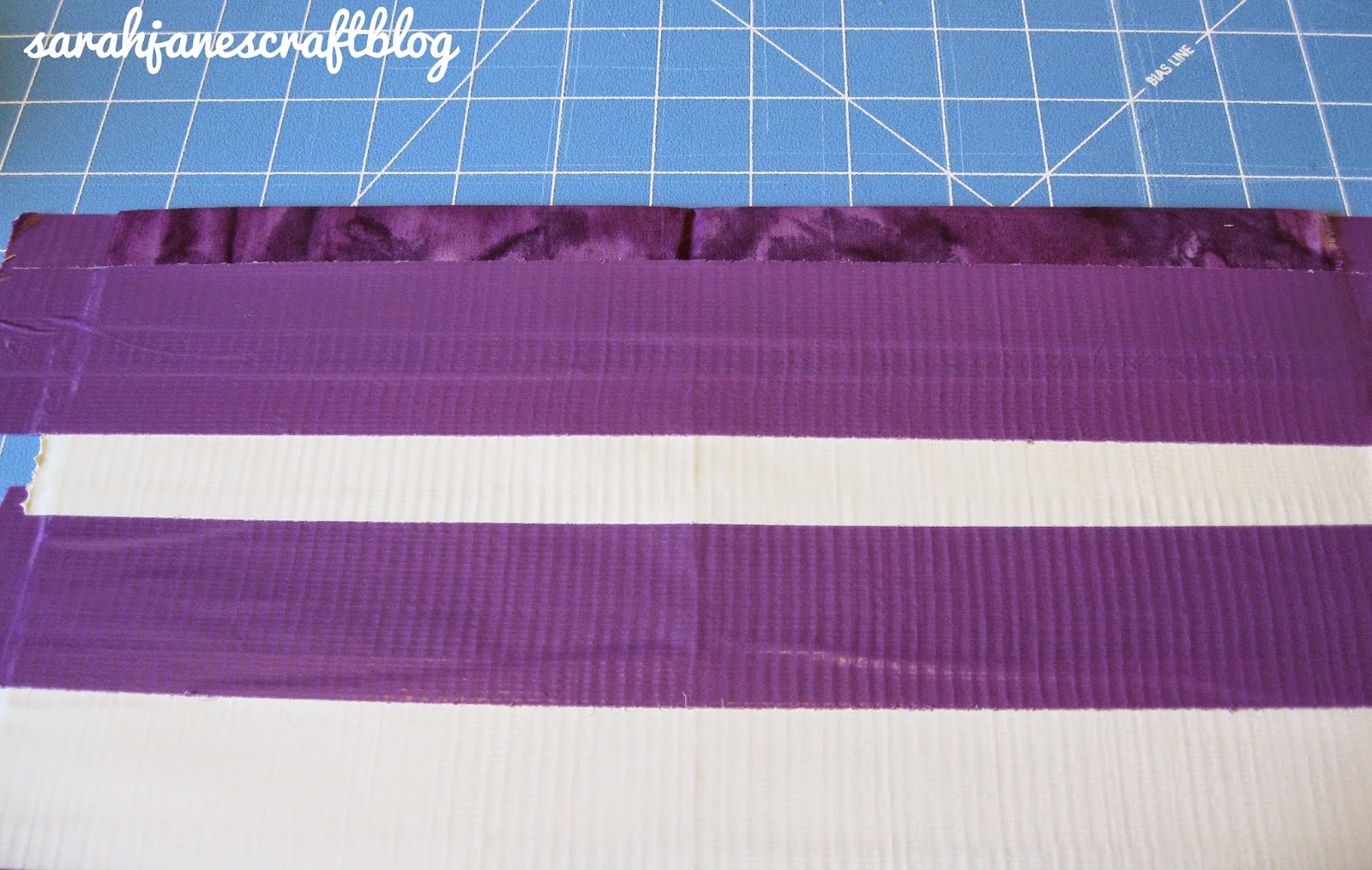 Sarah Jane's Craft Blog Fabric Lined Duct Tape Purse