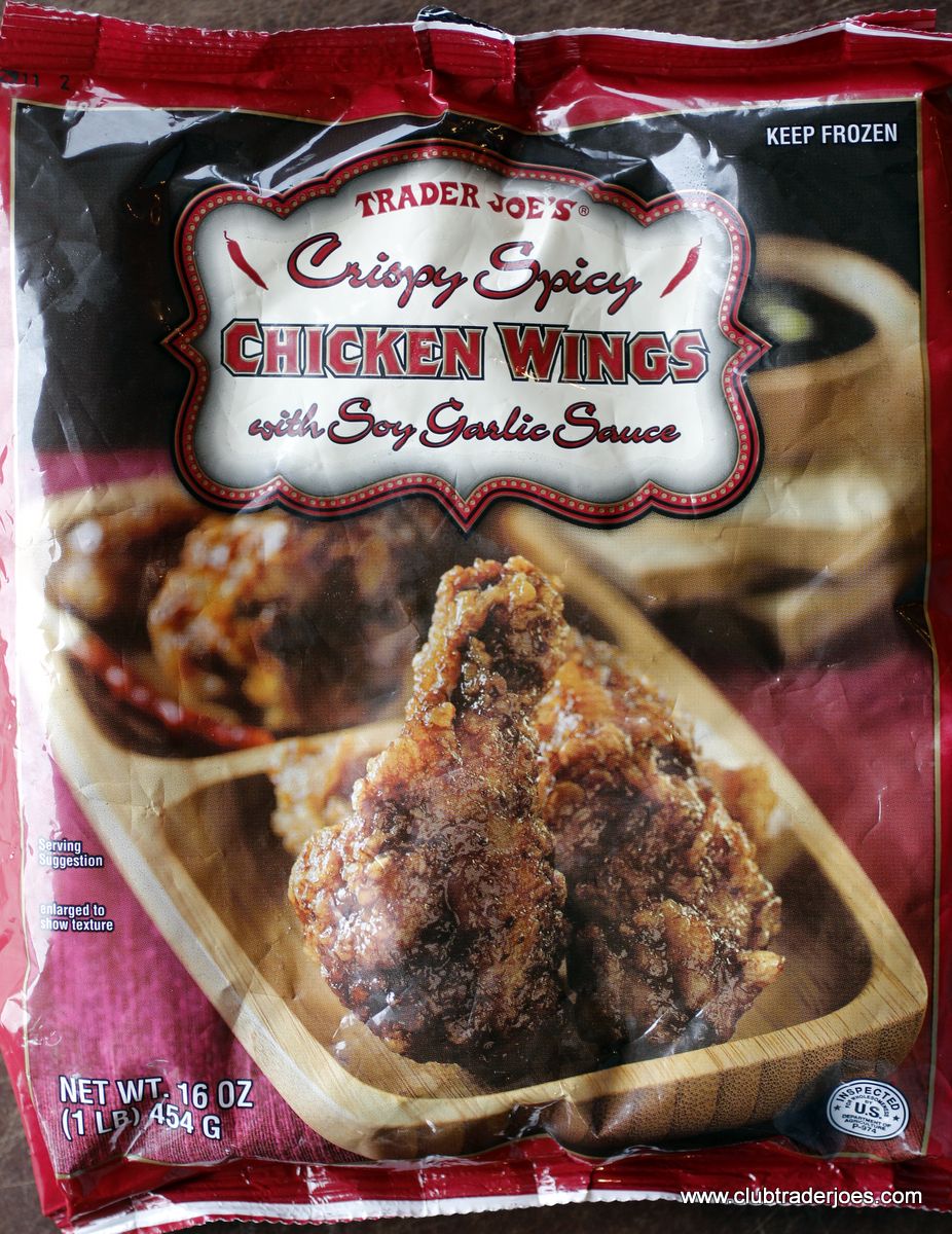 Trader Joe's Crispy Spicy Chicken Wings with Soy Garlic Sauce Club