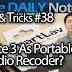 Samsung Galaxy Note 3 Tips & Tricks Episode 38: Note 3 As Portable Audio Recorder w/Rode SmartLav