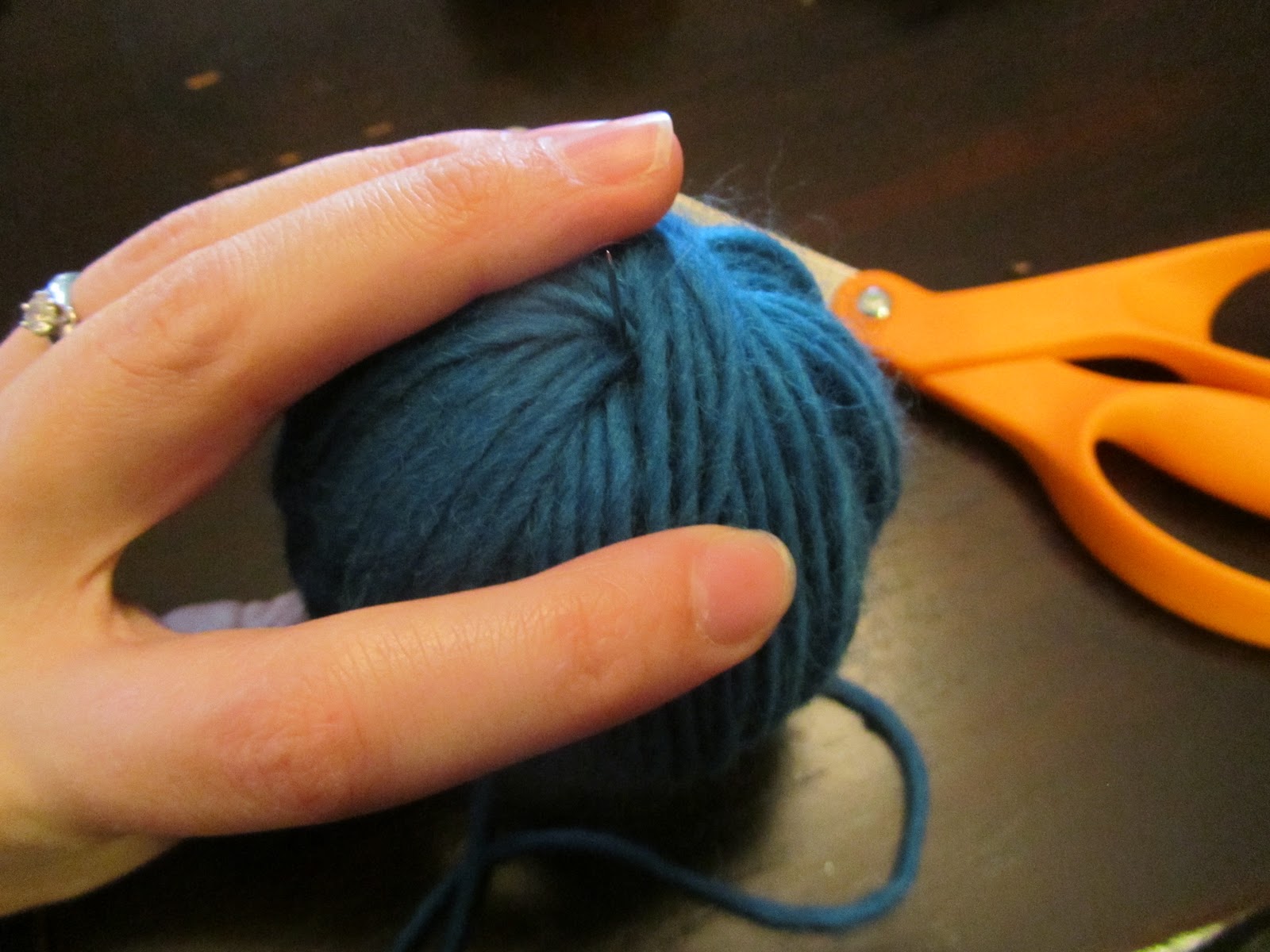 created blissfully Felt Dryer Balls Tutorial