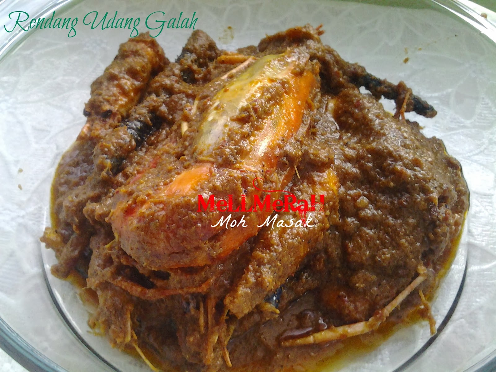 Resepi Rendang Udang Galah Copd Blog R
