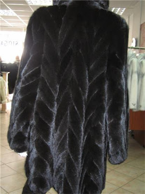 royal mink fur tail coat