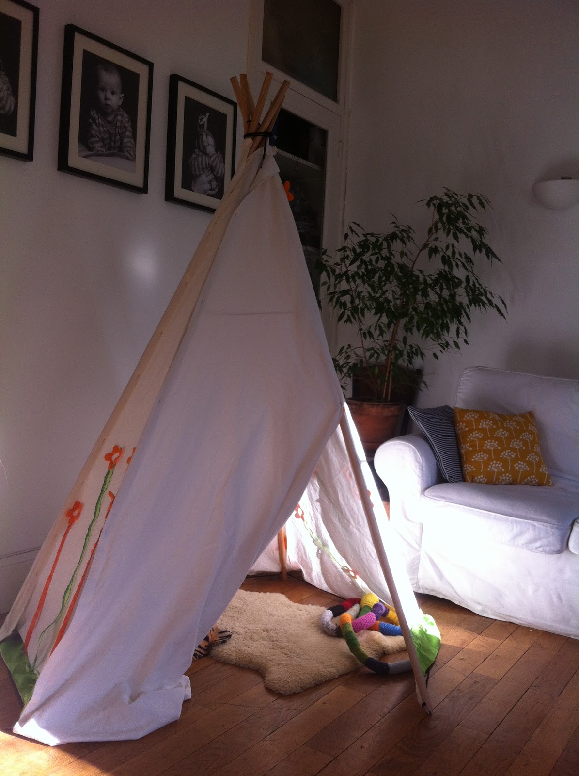 zwöi + zwo: Ein Tipi selber bauen