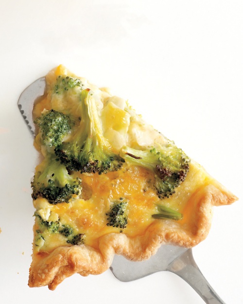 Susan's Recipe Blog Broccoli Cheddar Quiche (Martha Stewart)