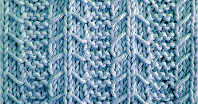 Gulls and Garter Knitting Stitch Patterns