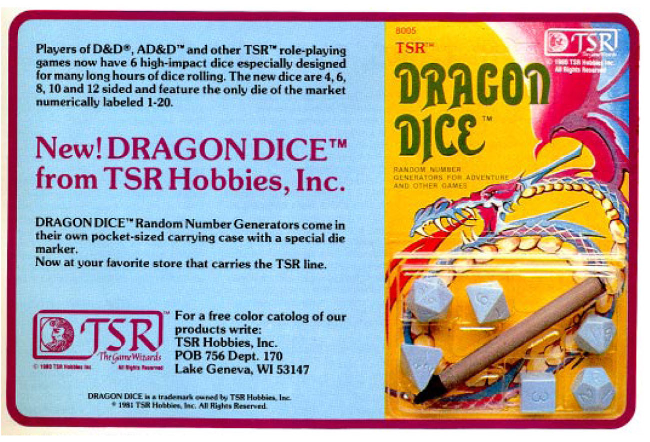 Inc Never Used! Dragon Dice Yellow Canvas Game Player Mat 1995  TSR 
