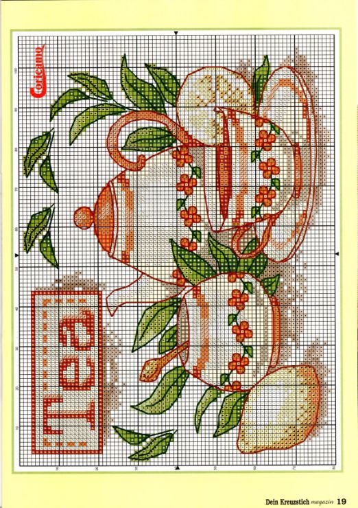 Grafico Ponto Cruz Cozinha Ponto cruz: Cozinha Ponto Cruz.