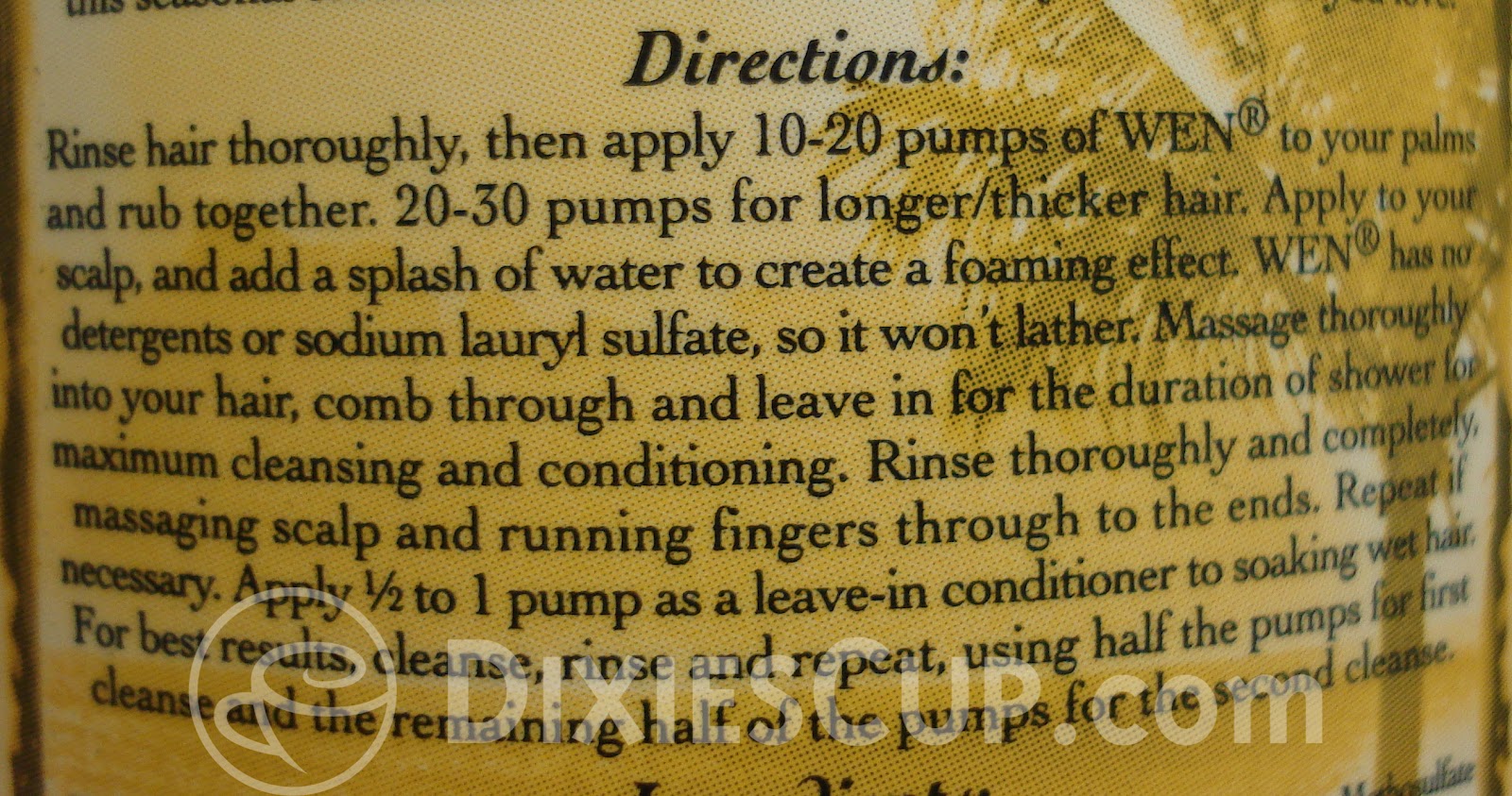 Dixie S Cup Review Wen Cleansing Conditioner