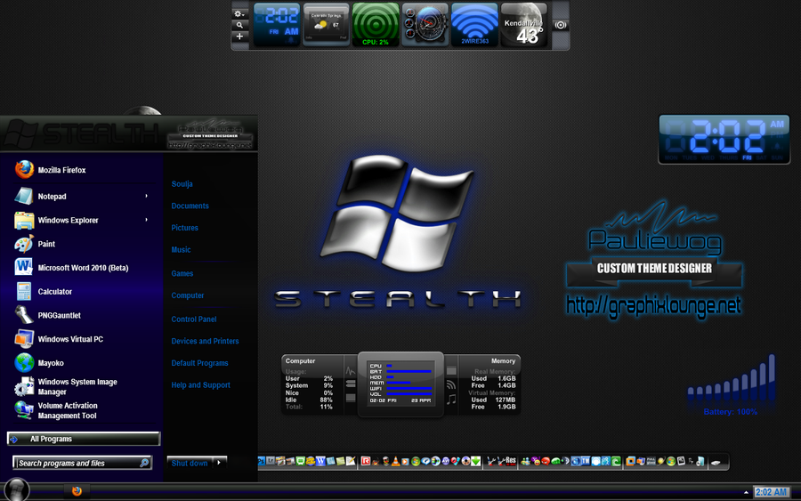 Windows 7 Theme.Zip Download