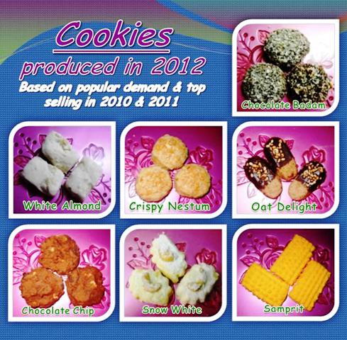 SELECTED COOKIES FOR 2012