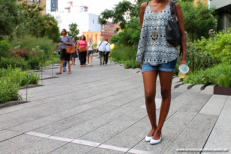 Mein Outfit im High Line Park in New York