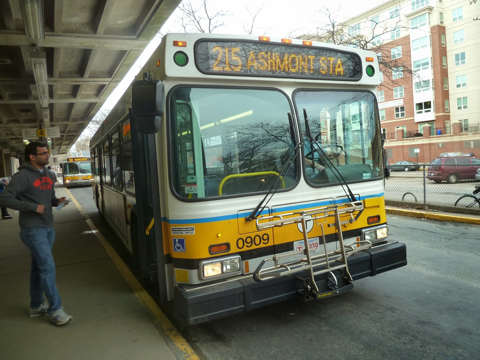 Miles on the MBTA 215 (Quincy Center Station Ashmont Station via