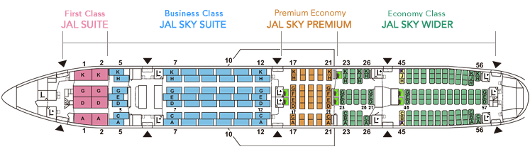 Jal Boeing 777 Seating Chart