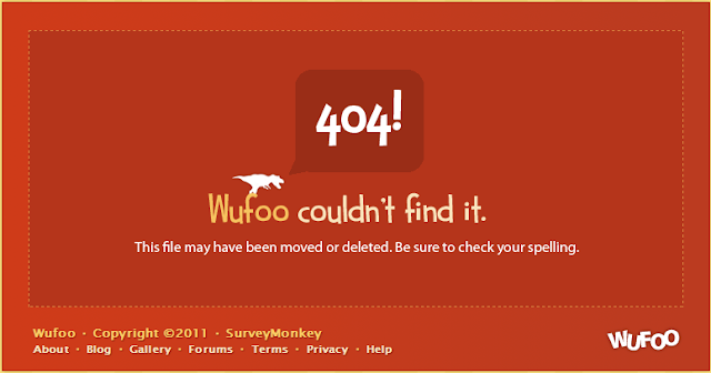 custom 404 not found desing- wufoo.com