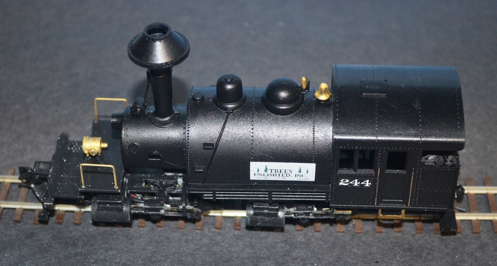 Nirvana Valley Model Railroad 2440 Steam Engine, kitbashed HO scale
