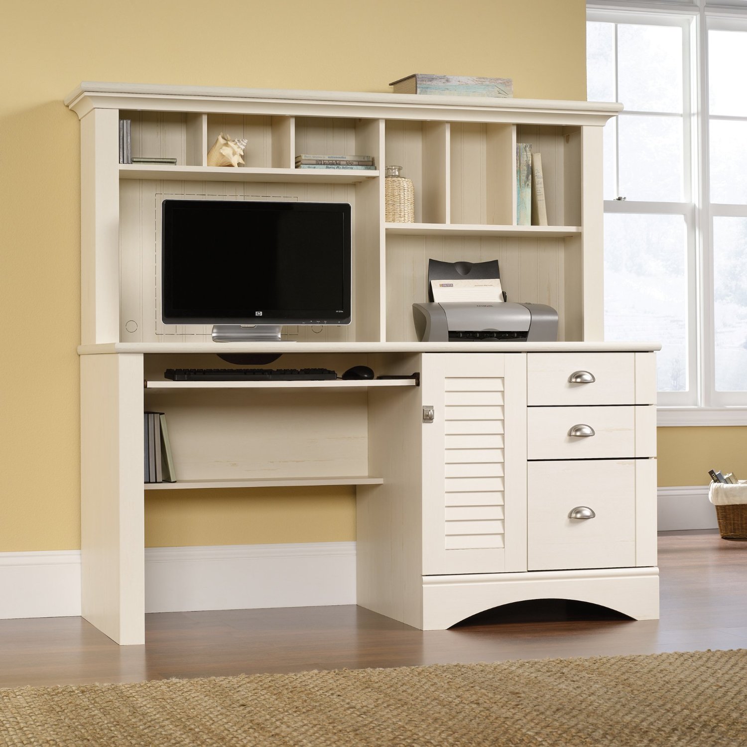 Desks with Drawers and Shelves