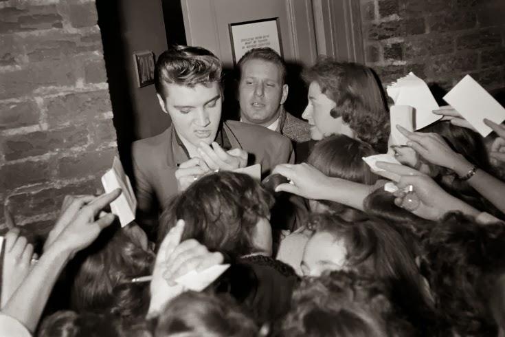 Stunning Image of Elvis Presley  on 3/17/1956 