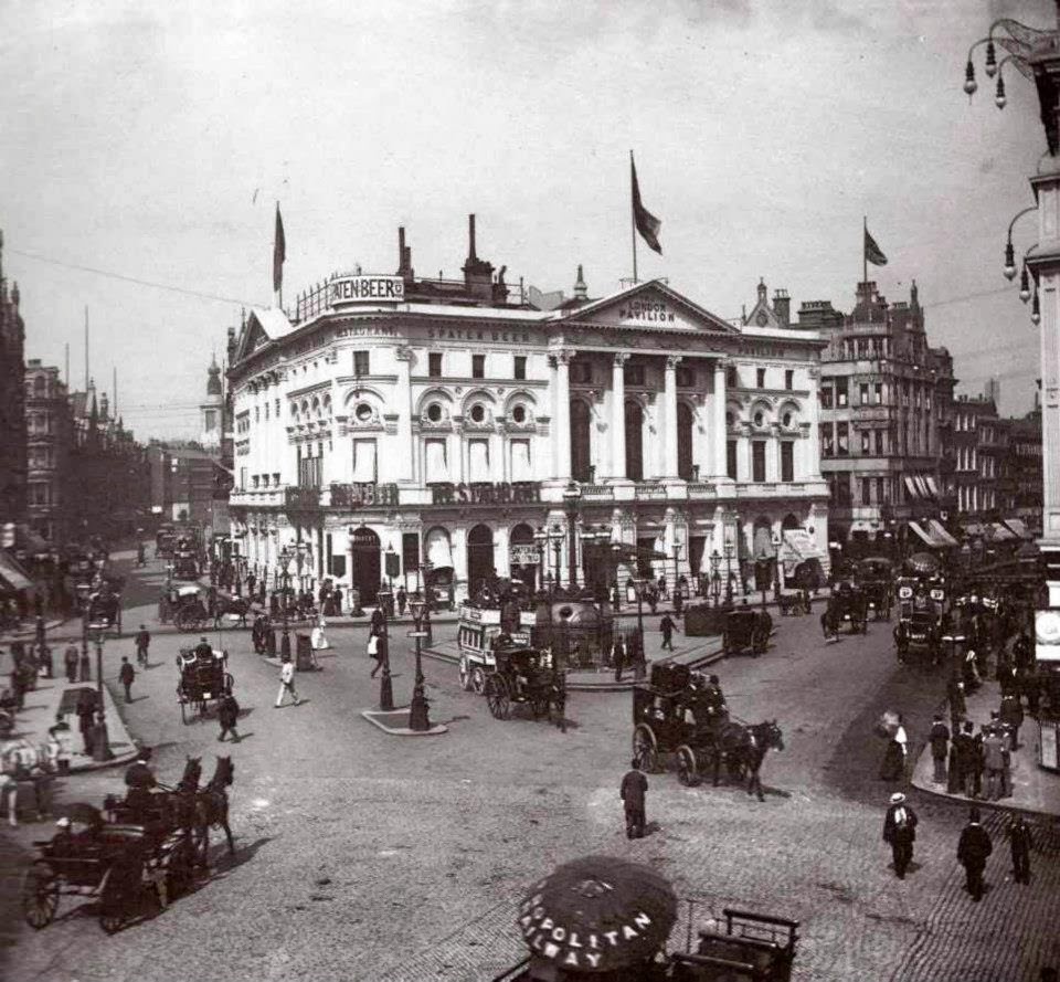 Check Out What Piccadilly Circus Looked Like  in 1894 