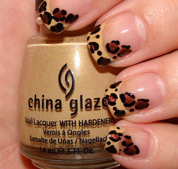 Nail Art Leopard