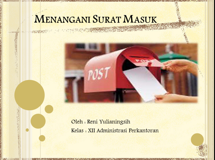 Daily Agenda Contoh Powerpoint Tentang Menangani Surat Masuk