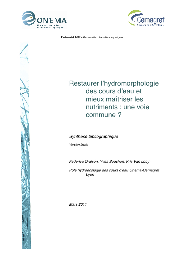 Exemple de CV ingenieur hydroecologue