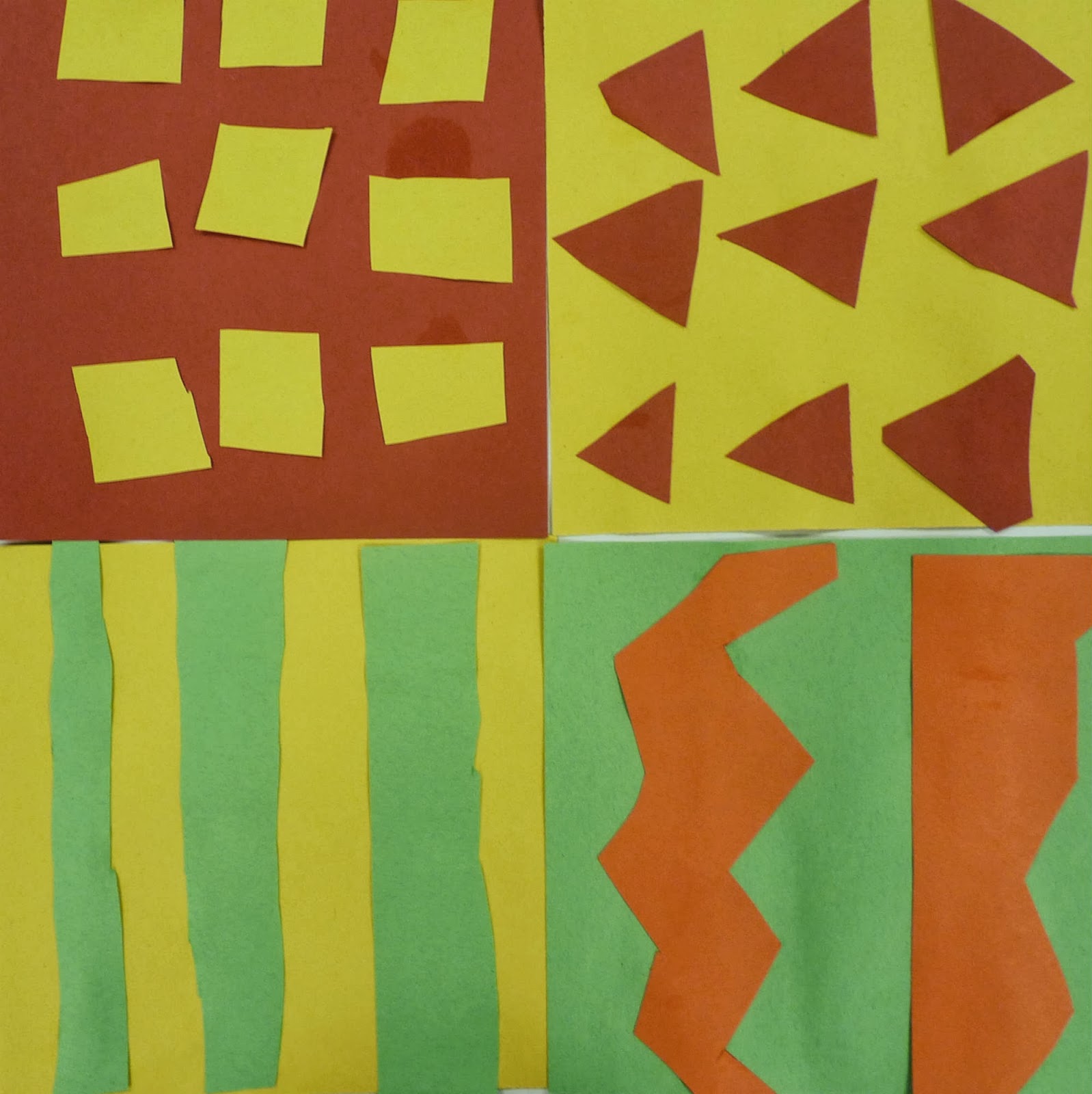 Art. Paper. Scissors. Glue! Pattern Collage