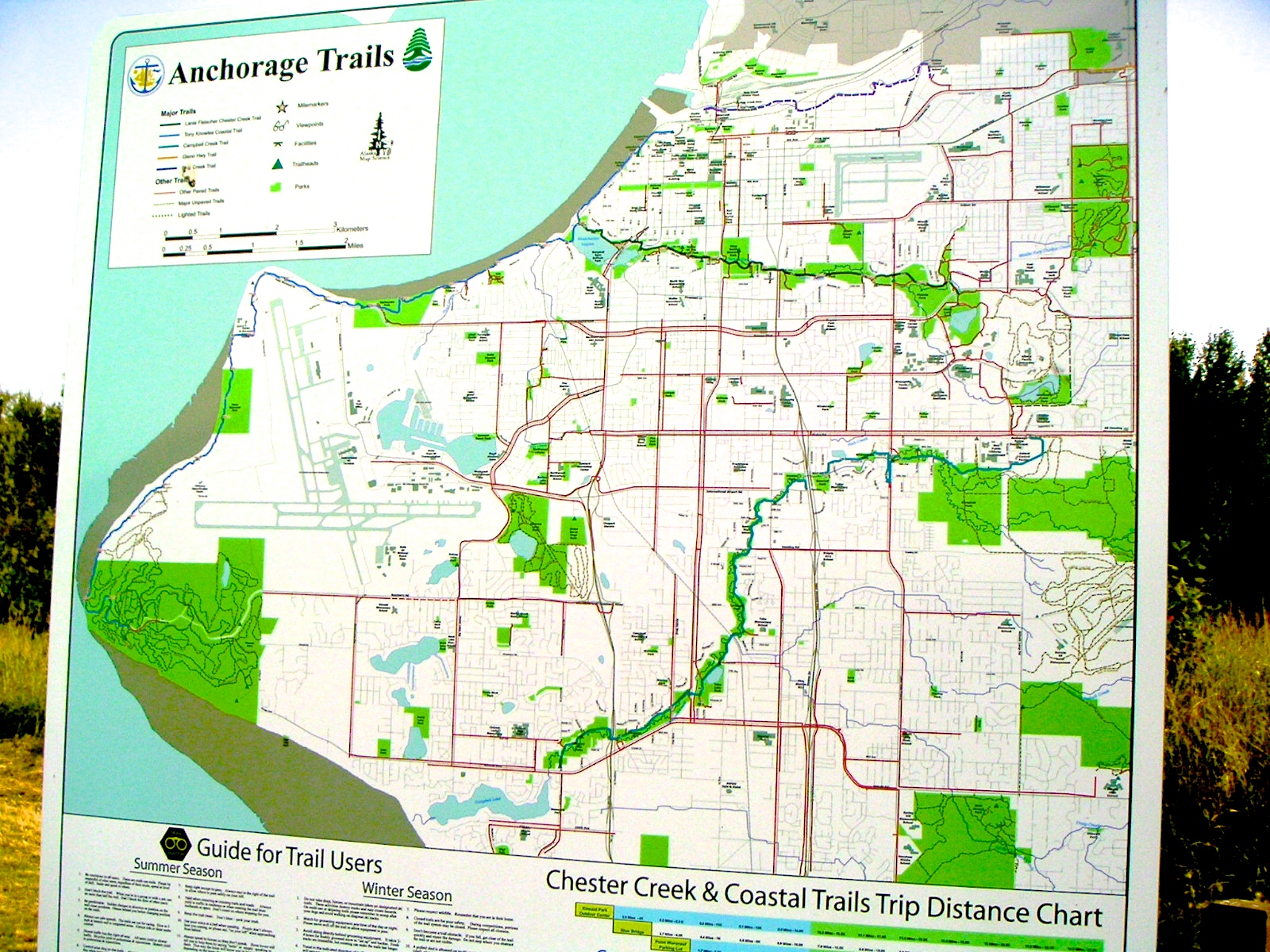 Chester Creek Trail Map Chuck's Adventures: Biking Anchorage's Chester Creek Trail