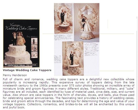 Vintage Wedding Cake Toppers are a delightful collectible whose 