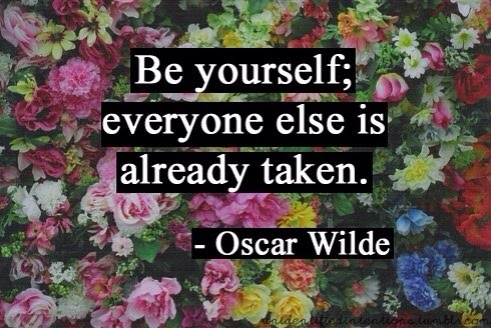 Just be you!